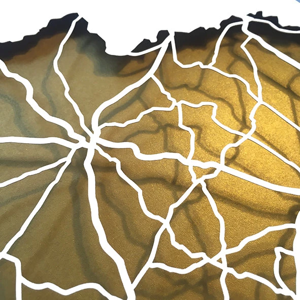 BB Papercuts ARMAGH - Papercut Map - Designed Imagined Made In Ireland Places