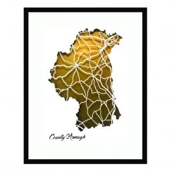 BB Papercuts ARMAGH - Papercut Map - Designed Imagined Made In Ireland Places