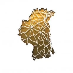 BB Papercuts ARMAGH - Papercut Map - Designed Imagined Made In Ireland Places