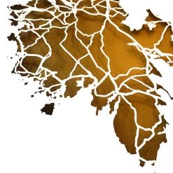 BB Papercuts County DONEGAL - Papercut Map - Designed Imagined Made In Ireland Places