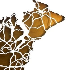 BB Papercuts County DONEGAL - Papercut Map - Designed Imagined Made In Ireland Places