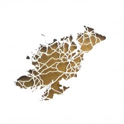 BB Papercuts County DONEGAL - Papercut Map - Designed Imagined Made In Ireland Places