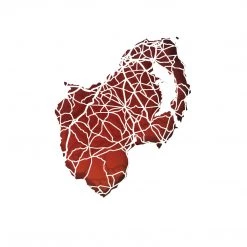 BB Papercuts County DOWN - Papercut Map - Designed Imagined Made In Ireland Places