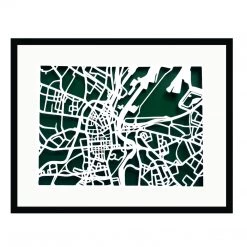 BB Papercuts BELFAST City - Papercut Map - Designed Imagined Made In Ireland Places