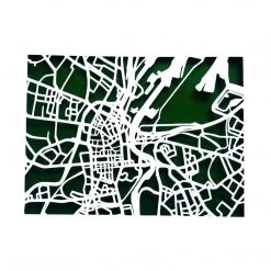 BB Papercuts BELFAST City - Papercut Map - Designed Imagined Made In Ireland Places