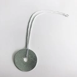 Berina Kelly All Jewellery Pierced Circle Pendant Sterling Silver - Circle Collection, Made In Ireland