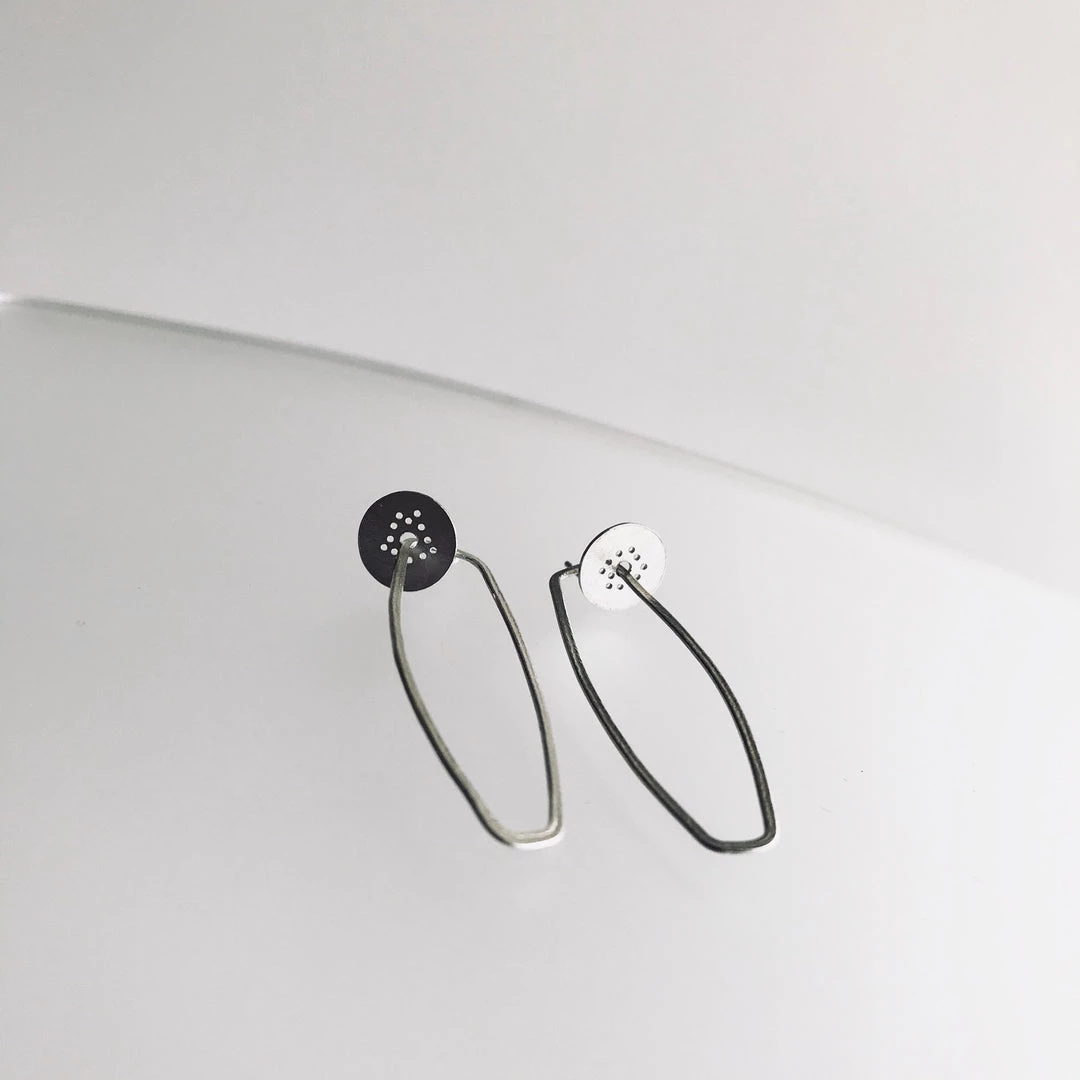 Berina Kelly All Jewellery Line Earrings Sterling Silver - Line Collection, Made In Ireland
