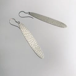Berina Kelly Leaf Drop Earrings Sterling Silver Large - Shore Collection, Made In Ireland All Jewellery