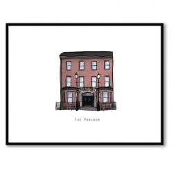 Cowfield Design The PARLOUR - Belfast Pub Print - Made In Ireland Irish Pub Prints