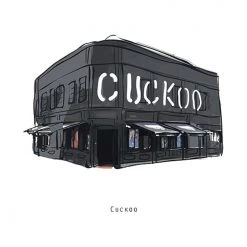 Cowfield Design CUCKOO - Belfast Pub Print - Made In Ireland