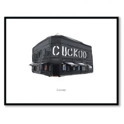 Cowfield Design CUCKOO - Belfast Pub Print - Made In Ireland