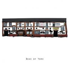 Cowfield Design Irish Pub Prints DUKE OF YORK - Belfast Pub Print - Made In Ireland