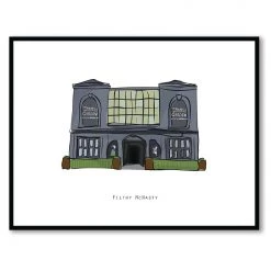 Cowfield Design FILTHY MCNASTY - Belfast Pub Print - Made In Ireland