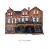 Cowfield Design Irish Pub Prints HATFIELD HOUSE - Belfast Pub Print - Made In Ireland