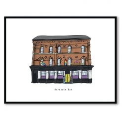 Cowfield Design Irish Pub Prints MAVERICK - Belfast Pub Print - Made In Ireland