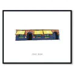 Cowfield Design Irish Pub Prints SWEET AFTON - Belfast Pub Print - Made In Ireland