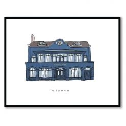 Cowfield Design Irish Pub Prints The EGLANTINE - Belfast Pub Print - Made In Ireland