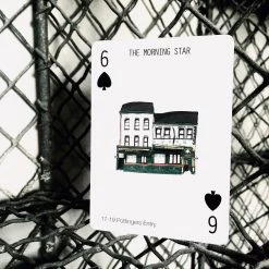 Cowfield Design The MORNING STAR - Belfast Pub Print - Made In Ireland Irish Pub Prints