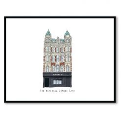 Cowfield Design The NATIONAL - Belfast Pub Print - Made In Ireland