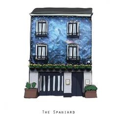 Cowfield Design The SPANIARD - Belfast Pub Print - Made In Ireland Irish Pub Prints