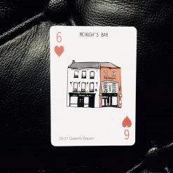 Cowfield Design MCHUGHS - Belfast Pub Print - Made In Ireland Irish Pub Prints