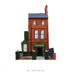 Cowfield Design Irish Pub Prints The JEGGY NETTLE - Belfast Pub Print - Made In Ireland