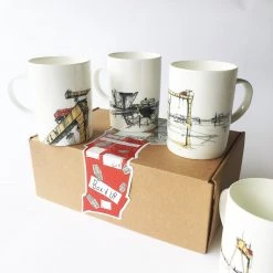 We Have It Wrapped UP All Mugs Belfast's Harland & Wolff - Bone China Mugs (Set Of Four)