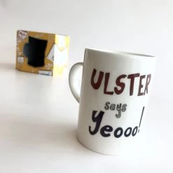 Wrapped UP Belfast ULSTER SAYS YEOOO - Belfast - Humorous - Bone - China - Mug All Mugs