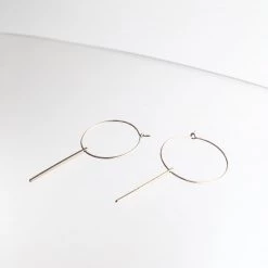 A Box For My Treasure All Jewellery EARRINGS Hoop Drop Gold Plated