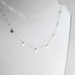 A Box For My Treasure COIN Necklace Silver All Jewellery