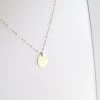 A Box For My Treasure TREE DISC PENDANT Necklace Gold Plated All Jewellery