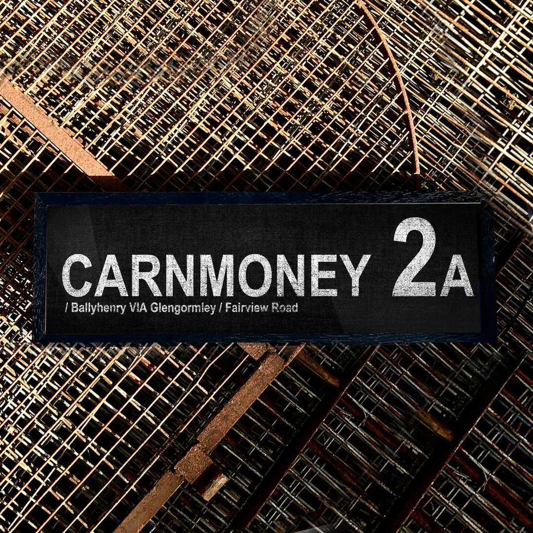 Belfast Canvas Co. CARNMONEY/ Ballyhenry / Glengormley / Fairview 2a Canvas Bus Signs