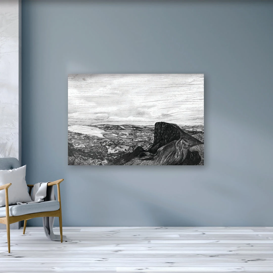 Stephen Farnan Studio Places CAVEHILL OVERLOOKING BELFAST - County Antrim By Stephen Farnan