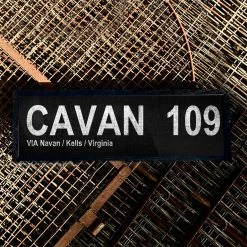 Belfast Canvas Co. Canvas Bus Signs CAVAN 109 Via Navan / Kells / Virginia