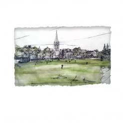 Stephen Farnan Studio Places CRICKET ON THE MALL - Club Ground County Armagh By Stephen Farnan