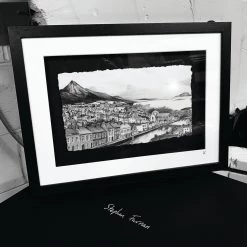 Stephen Farnan Studio CROAGH PATRICK OVERLOOKING WESTPORT - The Reek Georgian Town County Mayo By Stephen Farnan Places