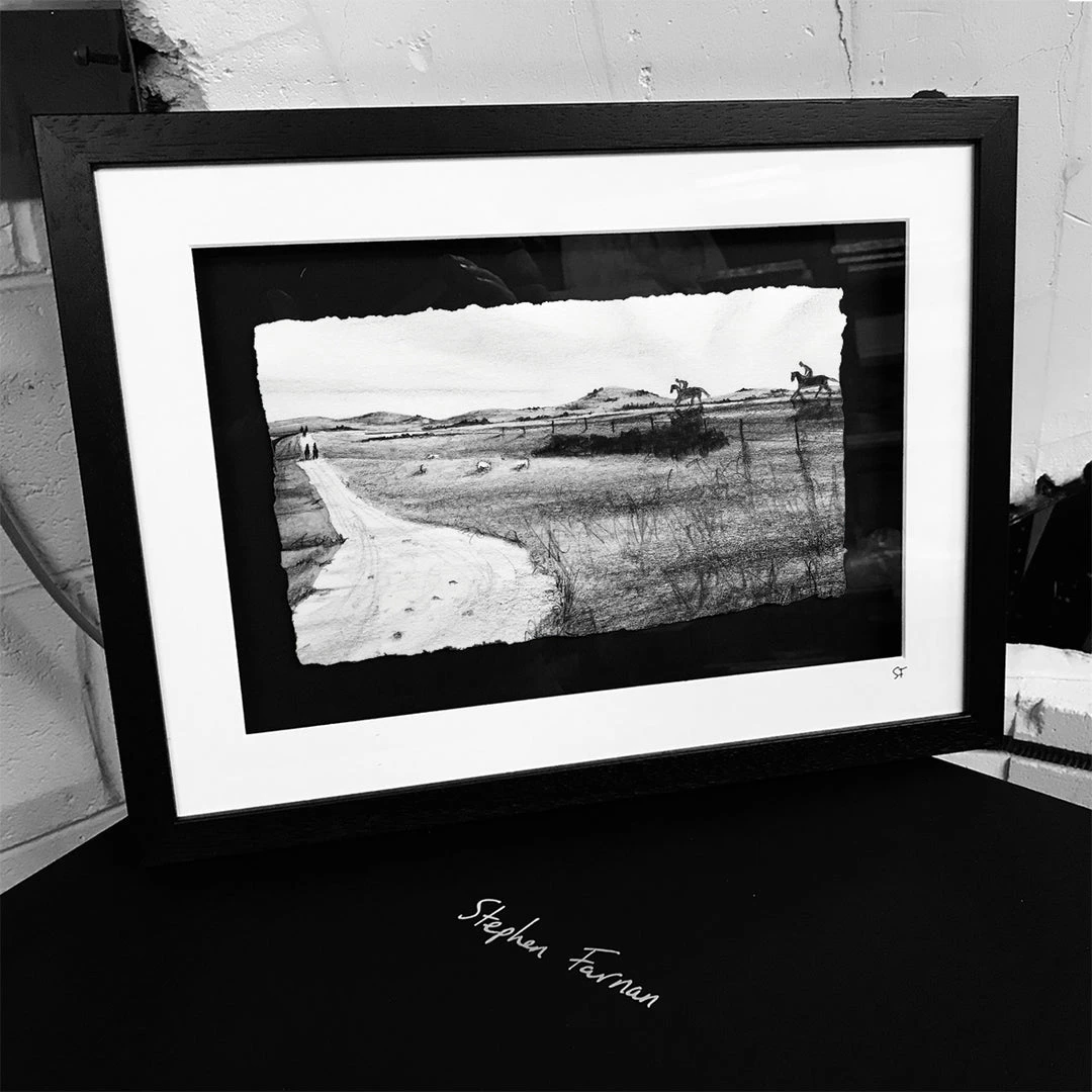 Stephen Farnan Studio THE CURRAGH - Irish Horse Racecourse County Kildare By Stephen Farnan Places