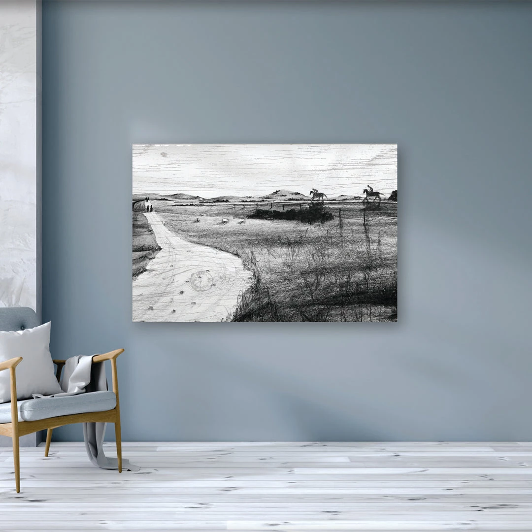 Stephen Farnan Studio THE CURRAGH - Irish Horse Racecourse County Kildare By Stephen Farnan Places