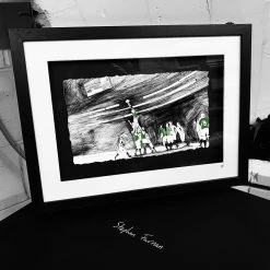 Stephen Farnan Studio Places THE CATCH - Ireland England Rugby Lineout Croke Park County Dublin By Stephen Farnan