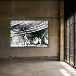 Stephen Farnan Studio Places THE CATCH - Ireland England Rugby Lineout Croke Park County Dublin By Stephen Farnan