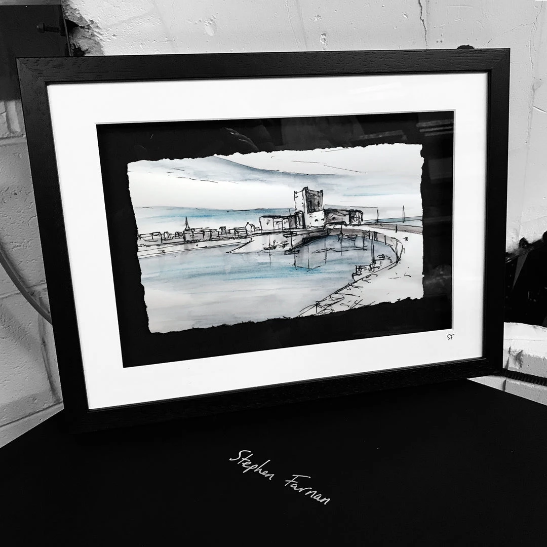 Stephen Farnan Studio Places CARRICKFERGUS CASTLE - County Antrim By Stephen Farnan