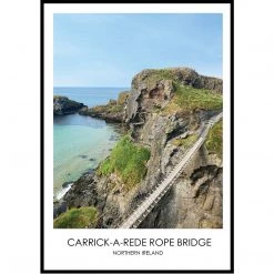 DC Photography Carrick-a-Rede Rope Bridge - Contemporary Photography Print From Northern Ireland