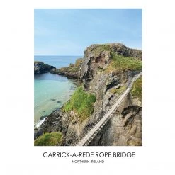 DC Photography Carrick-a-Rede Rope Bridge - Contemporary Photography Print From Northern Ireland