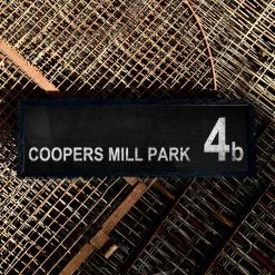 Belfast Canvas Co. Canvas Bus Signs COOPERS MILL PARK 4b