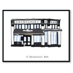 Cowfield Design O’DONOGHUES BAR - Dublin Pub Print - Made In Ireland
