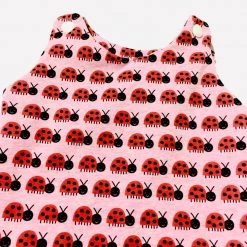 Cotton Caterpillars Ladybird Dungarees For Babies