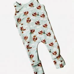 Cotton Caterpillars Fox Dungarees For Babies Baby