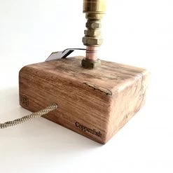 Copperfish Home Accessories Forager Table Lamp - Spalted Irish Beech - Felled 2014