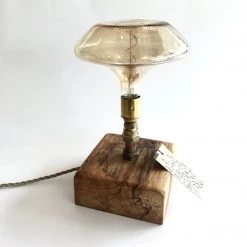 Copperfish Home Accessories Forager Table Lamp - Spalted Irish Beech - Felled 2014