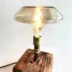 Copperfish Home Accessories Forager Table Lamp - Spalted Irish Beech - Felled 2014